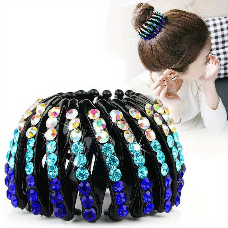 Rhinestone Bun Nest Claw Vintage Hair Clip