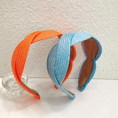 Boho Braided Headband Wide Brimmed Non-Slip Hair Hoop