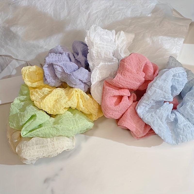 Large Mesh Scrunchie Headrope Elastic Hair Tie for Girls
