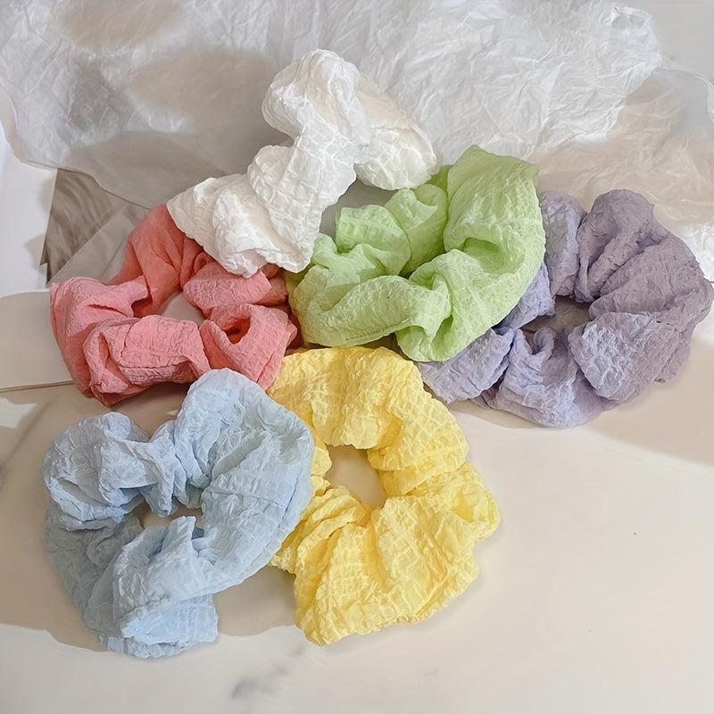Large Mesh Scrunchie Headrope Elastic Hair Tie for Girls