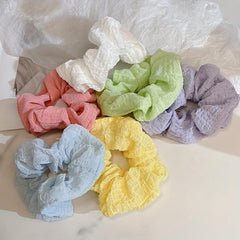 Large Mesh Scrunchie Headrope Elastic Hair Tie for Girls