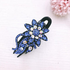 Rhinestone Flower Hair Clip Bridal Wedding Hair Grip