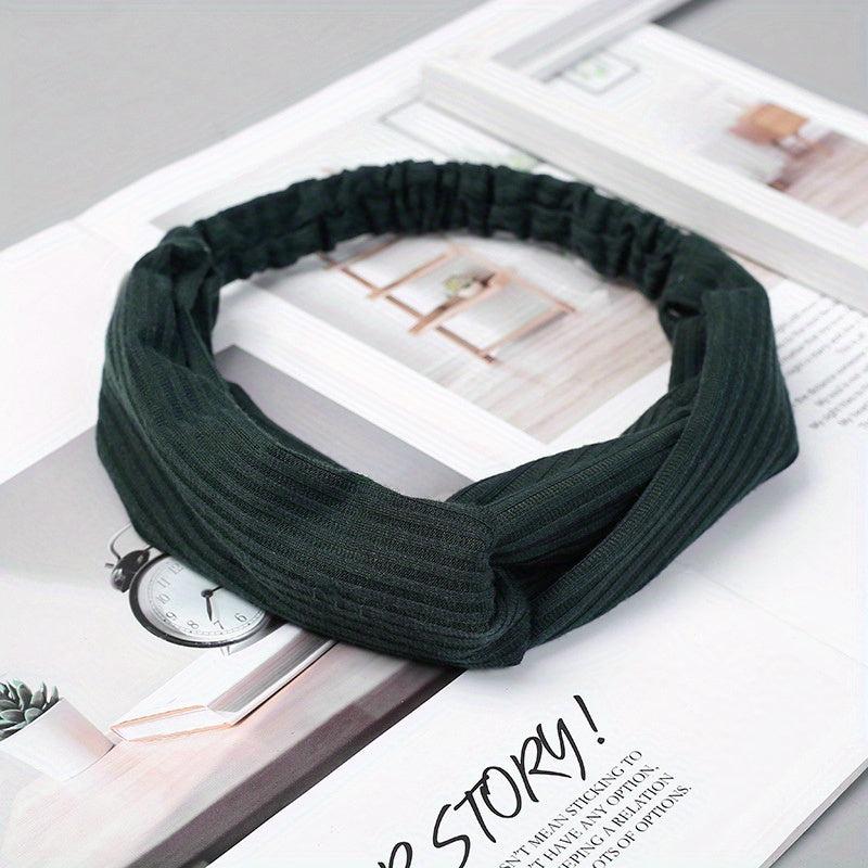 Knotted Headbands For Women Elastic Sports Yoga Headband Girls Hair Accessories