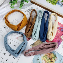 Knotted Headbands For Women Elastic Sports Yoga Headband Girls Hair Accessories