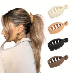 Matte Banana Hair Clip Claw Non Slip Ponytail Clip Hair Accessories