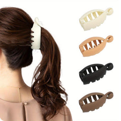 Matte Banana Hair Clip Claw Non Slip Ponytail Clip Hair Accessories