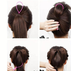 15pcs Topsy Tail Hair Tool Hair Braid Accessories Ponytail Maker Updo Hair Loop