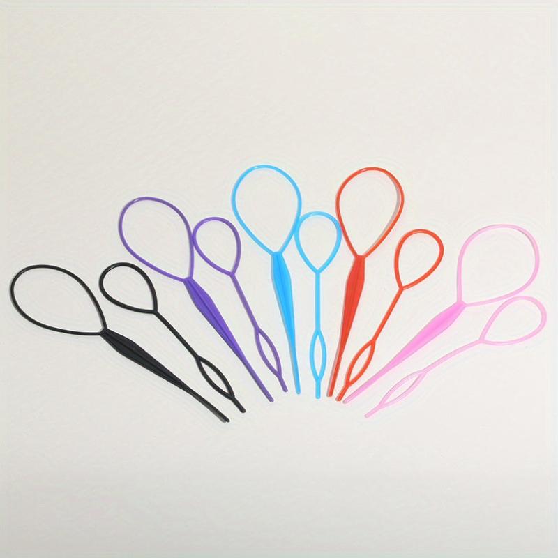 15pcs Topsy Tail Hair Tool Hair Braid Accessories Ponytail Maker Updo Hair Loop