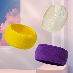 Facial Headband With Stretch Towel For Wash Face Spa Makeup