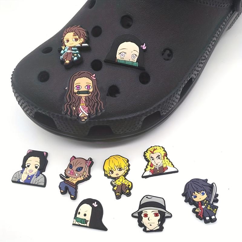 10PCS Cartoon Shoe Charms Clogs Shoes Accessories