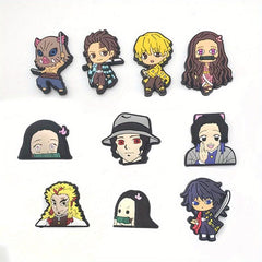 10PCS Cartoon Shoe Charms Clogs Shoes Accessories