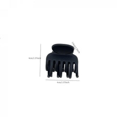 Small Hair Claw Solid Ponytail Holder Nonslip Hair Claw Clip