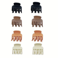 Small Hair Claw Solid Ponytail Holder Nonslip Hair Claw Clip