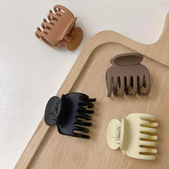 Small Hair Claw Solid Ponytail Holder Nonslip Hair Claw Clip
