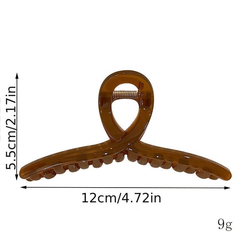 Large Hair Claw Ponytail Holder Solid Shark Claw Hair Accessories