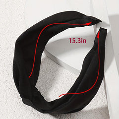 Wide Headband Solid Head Hoop Hair Accessories Soft Headdress