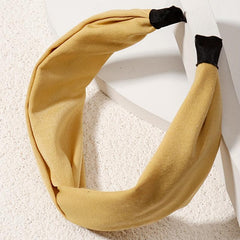 Wide Headband Solid Head Hoop Hair Accessories Soft Headdress