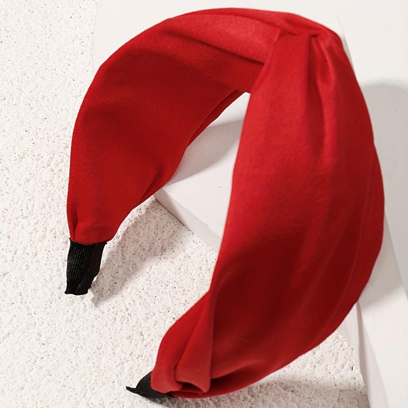 Wide Headband Solid Head Hoop Hair Accessories Soft Headdress