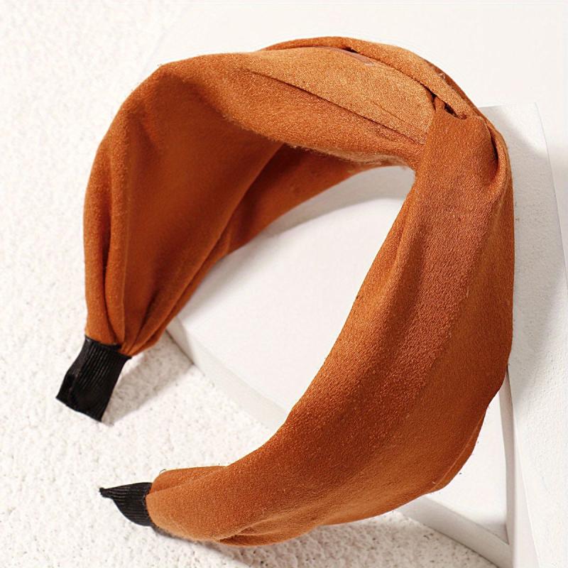 Wide Headband Solid Head Hoop Hair Accessories Soft Headdress