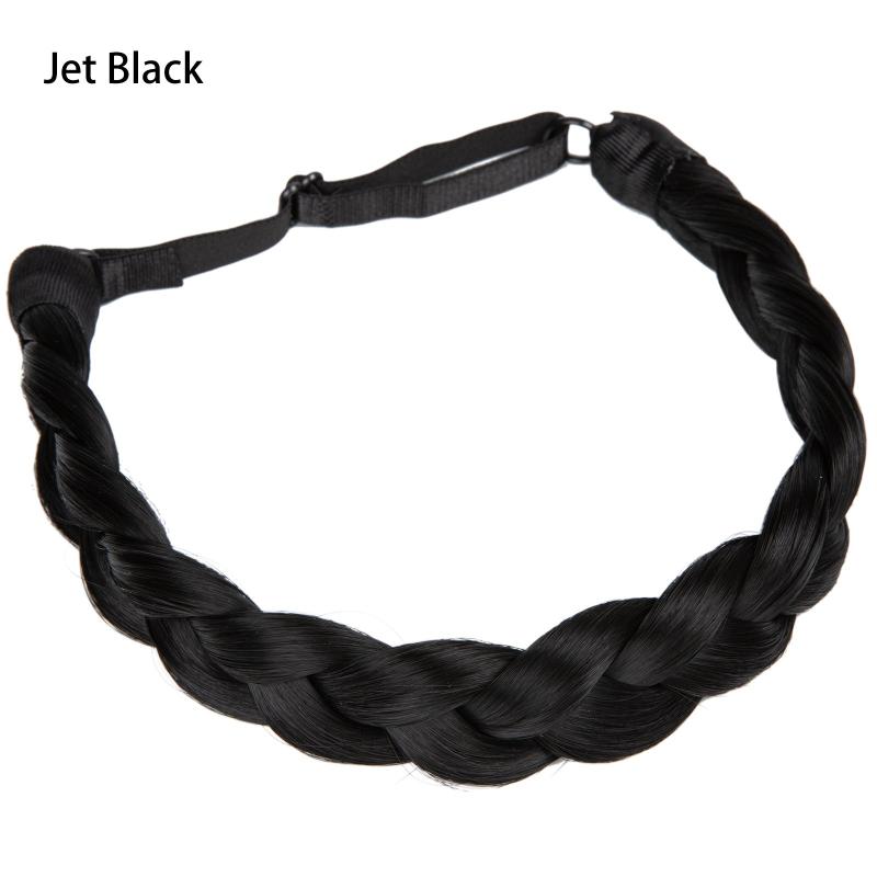 Braid Wig Headband Hair Extension Stretch Hair Piece Hair Accessories