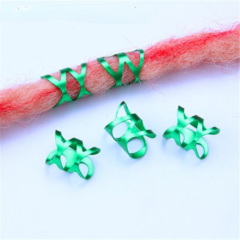 Multicolor Alloy Dreadlocks Metal Hair Ring Y2K Hair Accessories