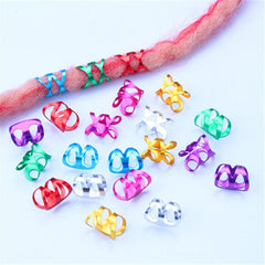 Multicolor Alloy Dreadlocks Metal Hair Ring Y2K Hair Accessories