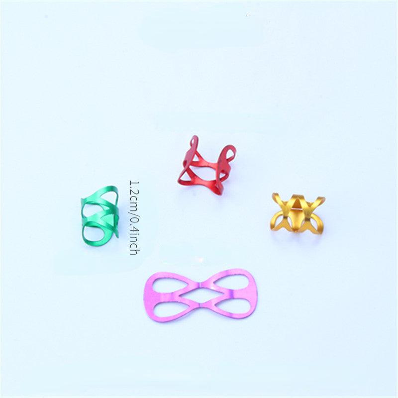 Multicolor Alloy Dreadlocks Metal Hair Ring Y2K Hair Accessories