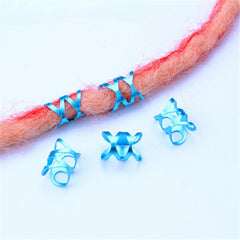 Multicolor Alloy Dreadlocks Metal Hair Ring Y2K Hair Accessories