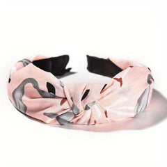 Flamingo Fabric Hair Scrunchies Boho Style Headband