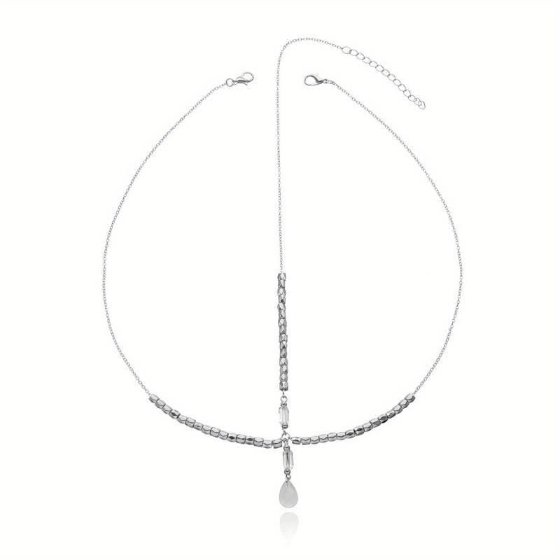 Boho Pendant Head Chain Rhinestone Headpieces