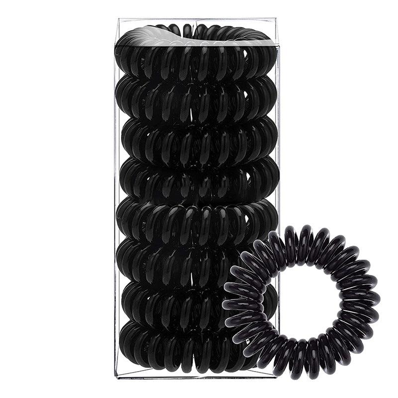 8Pcs Spiral Hair Tie Ponytail Hair Rope Hair Accessories for Girls Women