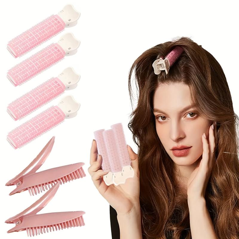 4pcs Volumizing Hair Root Clips Fluffy Hair Clips Heatless DIY Hair Curler