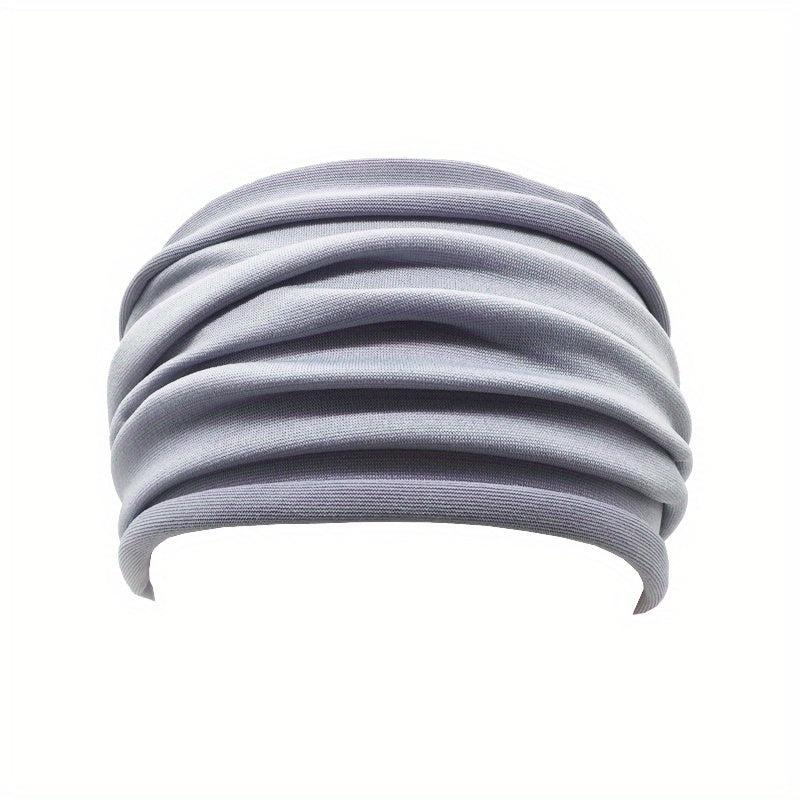 Bohemia Hair Ornaments Non Slip Elastic Wide Headband Stretchy Yoga Sports