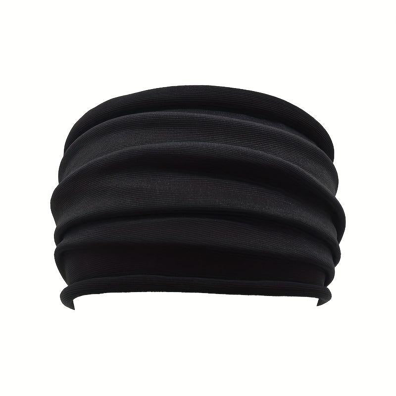 Bohemia Hair Ornaments Non Slip Elastic Wide Headband Stretchy Yoga Sports
