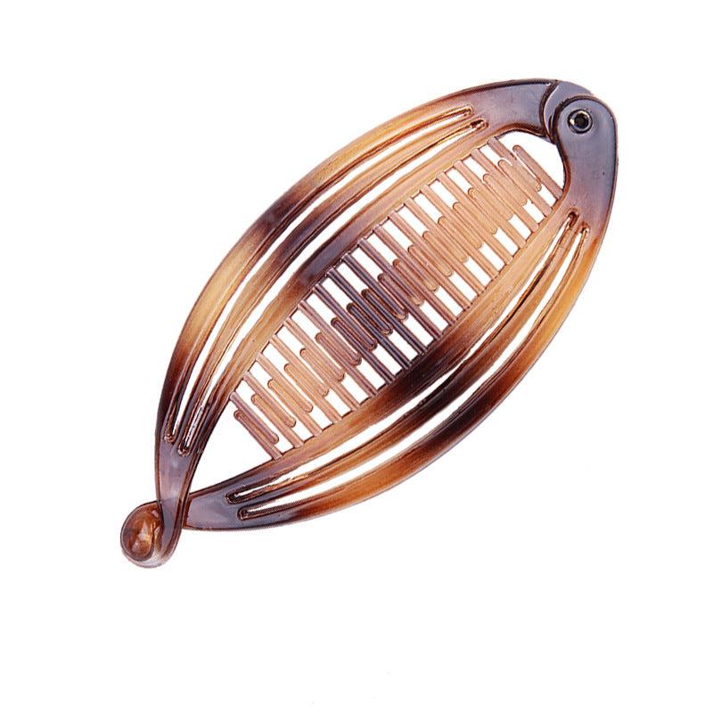 Vintage Tortoise Banana Clip Ponytail Claw Hair Accessory