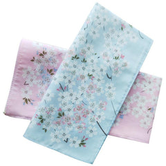 2PCS 42 Women's Printed Handkerchief Soft Absorbent For Wedding