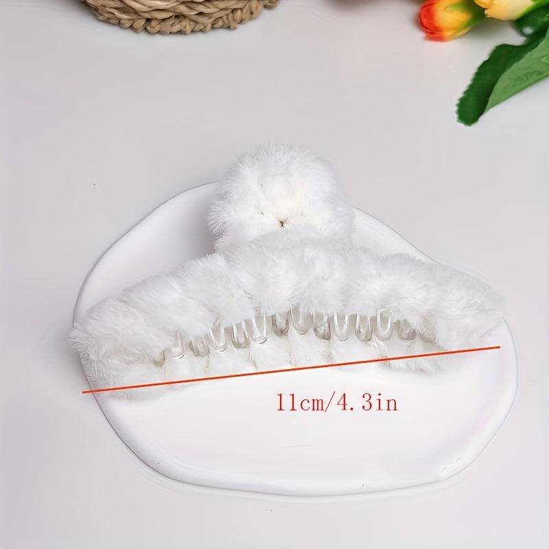 Plush Claw Hair Accessories Girls Women Shark Claw Hair Updo