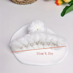 Plush Claw Hair Accessories Girls Women Shark Claw Hair Updo