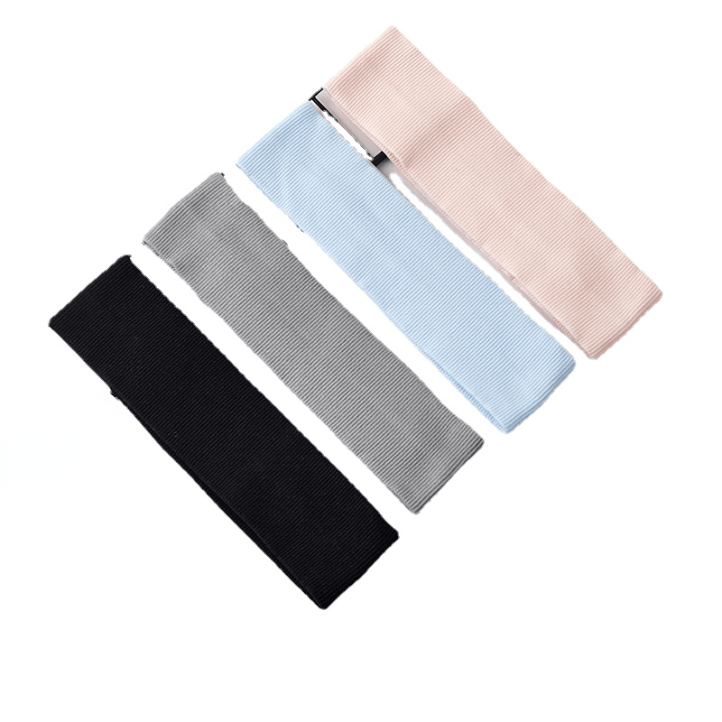Solid Sports Sweatband Hair Band for Women Girl Running Yoga