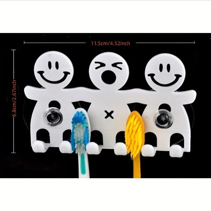 Smile Toothbrush Holder Suction Cup 5 Position