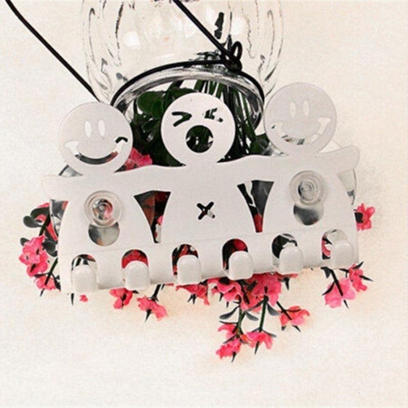 Smile Toothbrush Holder Suction Cup 5 Position