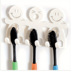 Smile Toothbrush Holder Suction Cup 5 Position