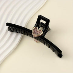 Acrylic Heart Hair Claw Decoration Shark Claw Hair Accessory