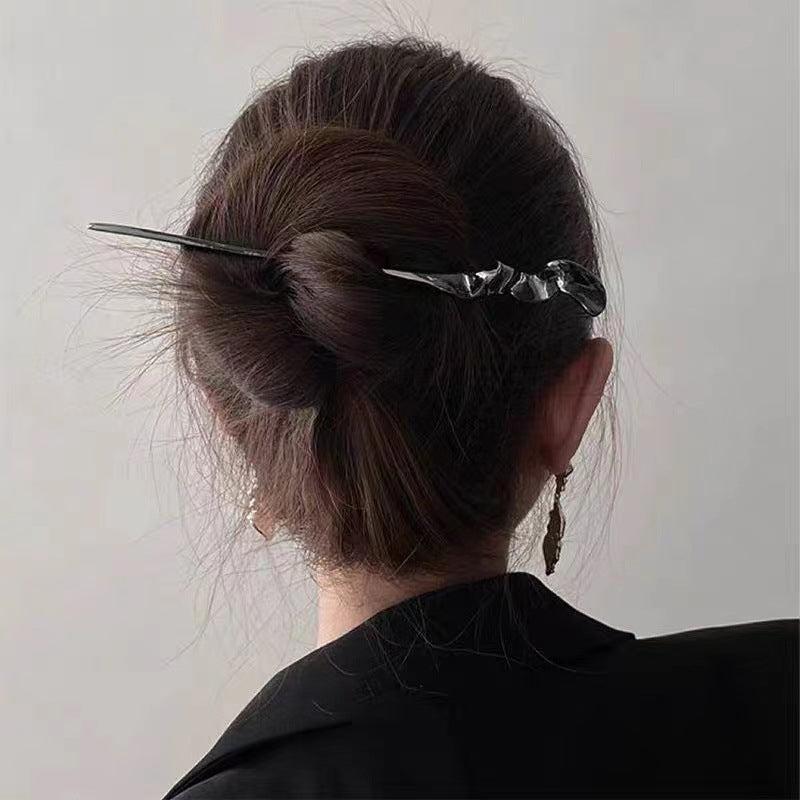 Vintage Chinese Style Silvery Hair Pin Headwear Hair Accessories