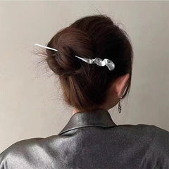 Vintage Chinese Style Silvery Hair Pin Headwear Hair Accessories