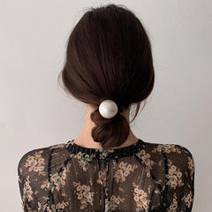 2 Pcs Pearl Hair Stick Bun Metal Hair Claw Clip Thin Hair Golden Slide Women