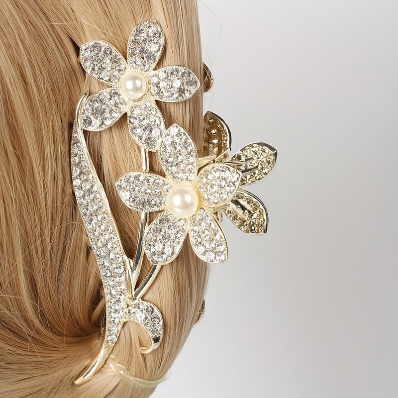 Faux Pearl Hair Clip Women's Hair Accessory