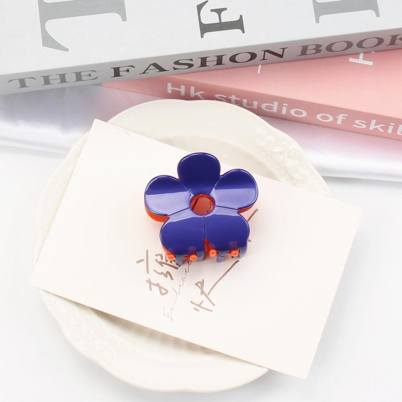 Sweet Flower Hair Claw Clip Non Slip Strong Hold Grip