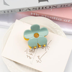 Sweet Flower Hair Claw Clip Non Slip Strong Hold Grip