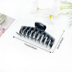 4pcs Large Hair Claw Style Solid Ponytail Holder Hair Accessories